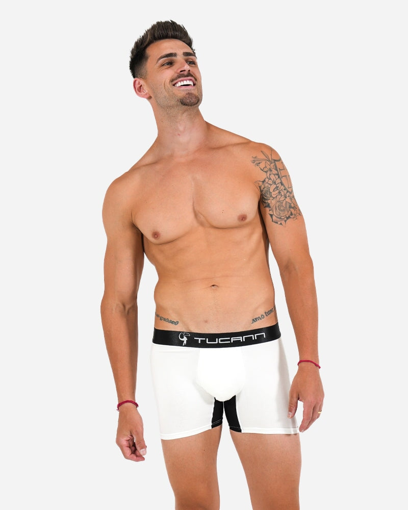 Tucann Underwear (boxer briefs) - White Underwear Tucann 
