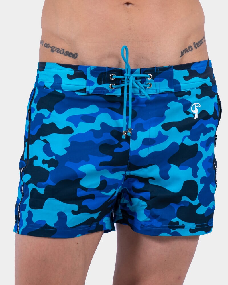 Blue Camo Swim Shorts Shorts / Board shorts Tucann 