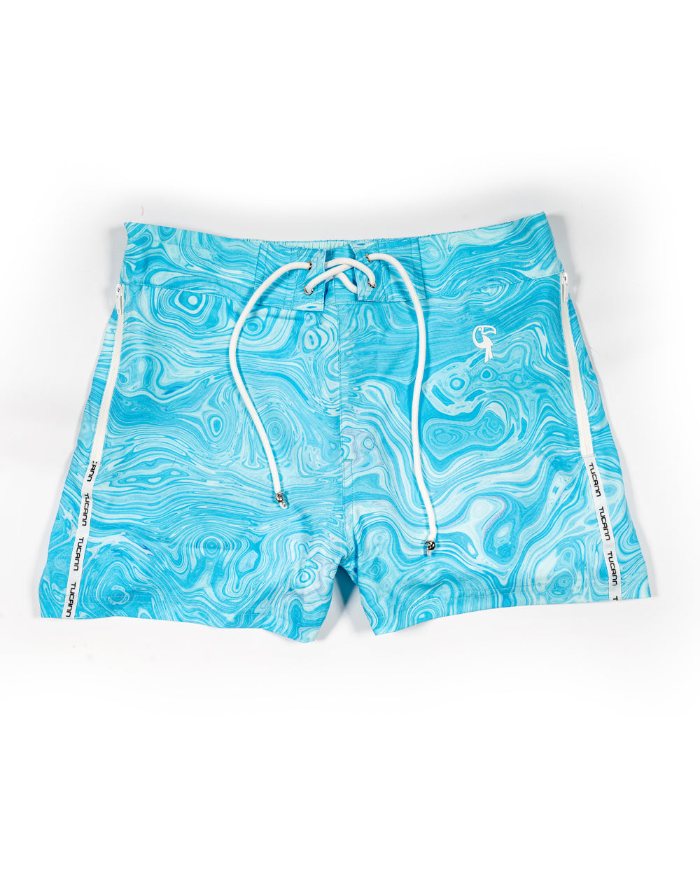 Blue Swirl Swim Trunks Tucann