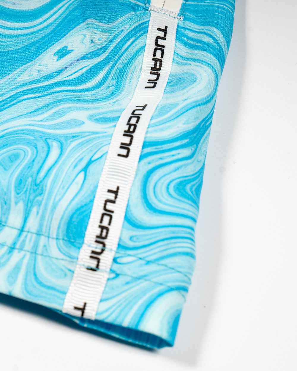 Blue Swirl Swim Trunks Tucann