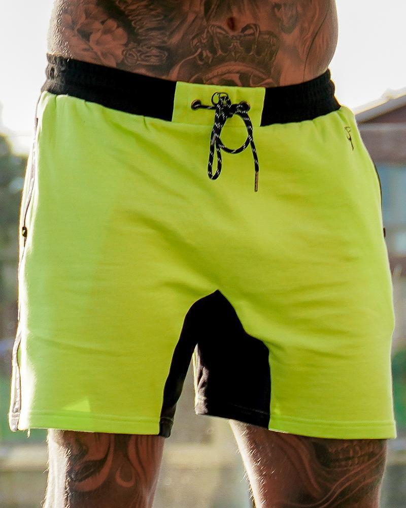Men's Comfy Shorts - Lime Green - Tucann America