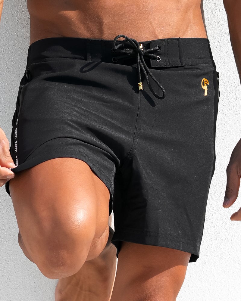 Cookie Black Swim Trunks V2 - 5" Shorts / Board shorts Tucann
