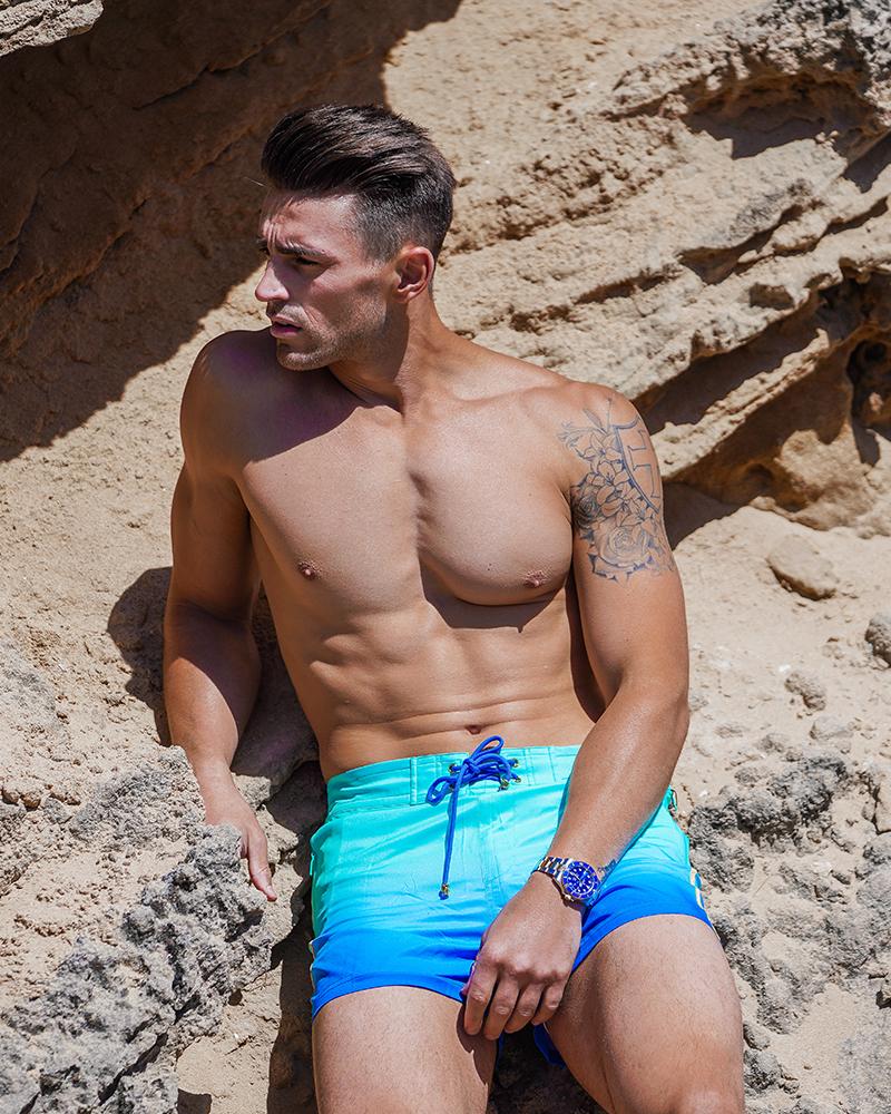 Faded Ocean Swim Trunks Shorts / Board shorts Tucann