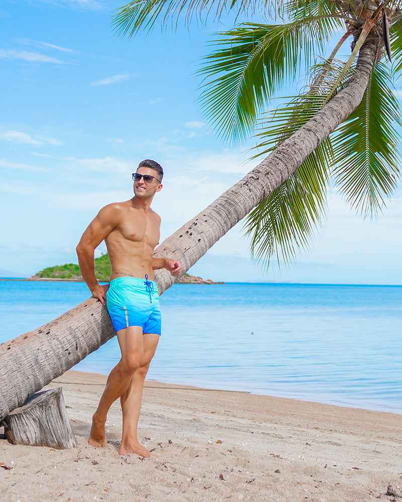 Faded Ocean Swim Trunks Shorts / Board shorts Tucann
