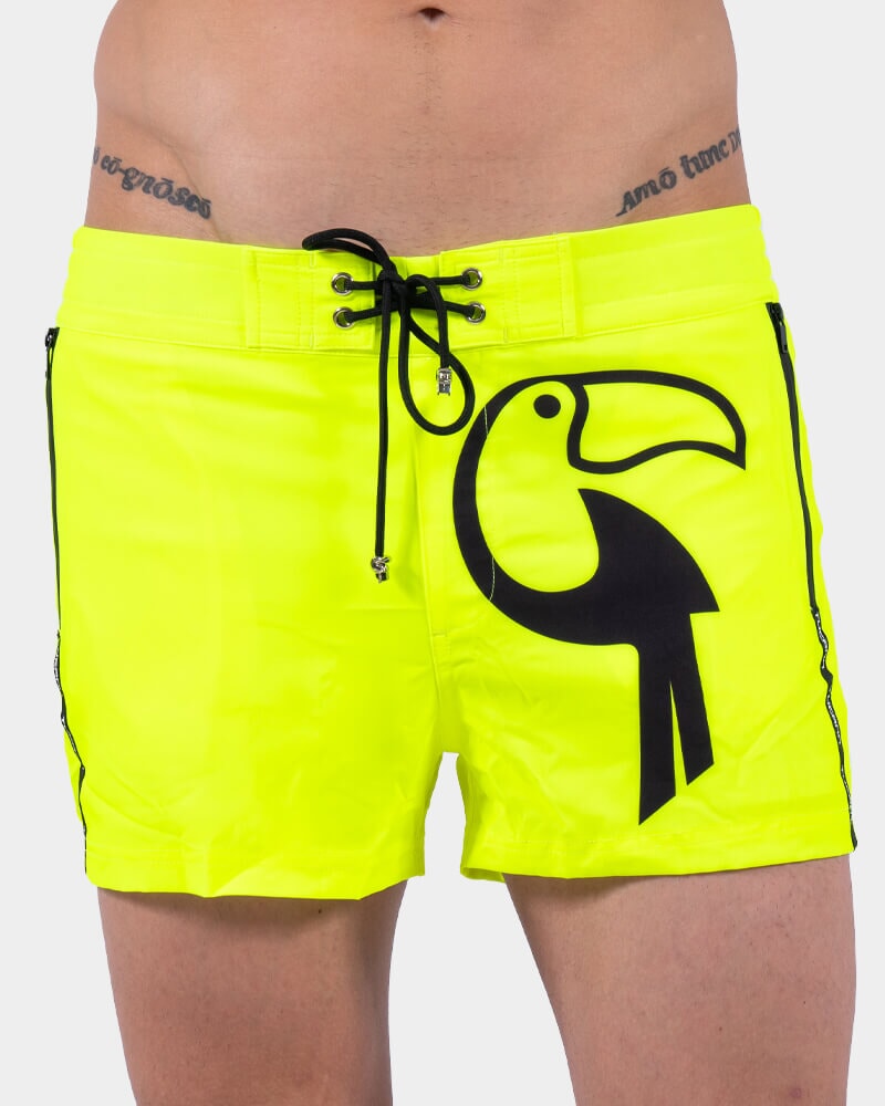 Fluro Yellow Tucann Swim Shorts Tucann America