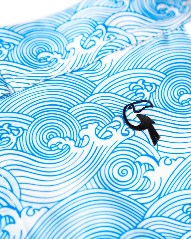 Make Waves Blue Swim Shorts Shorts / Board shorts Tucann