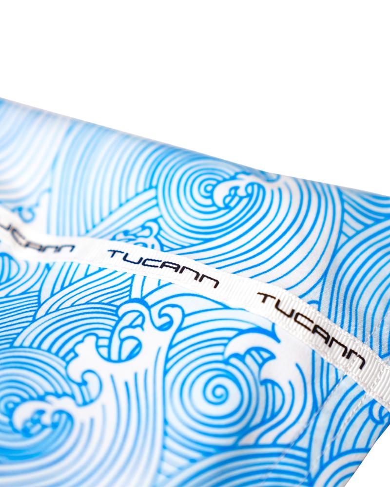 Make Waves Blue Swim Shorts Shorts / Board shorts Tucann