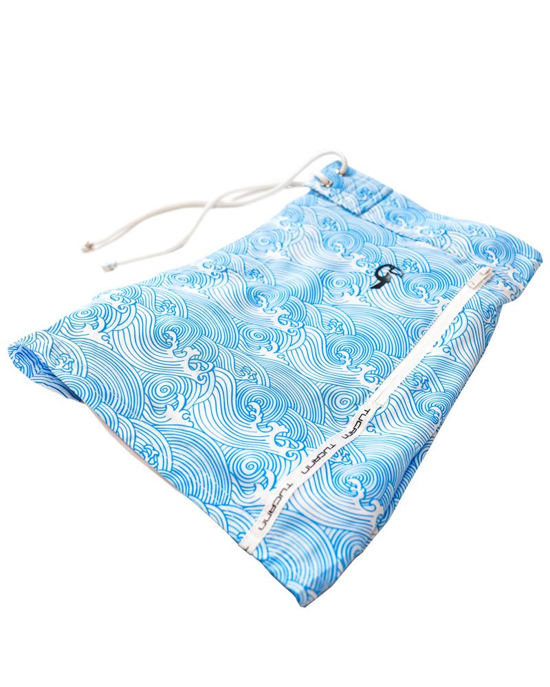 Make Waves Blue Swim Shorts Shorts / Board shorts Tucann
