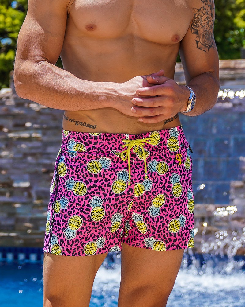 Pineapple Pink Swim Shorts - 3