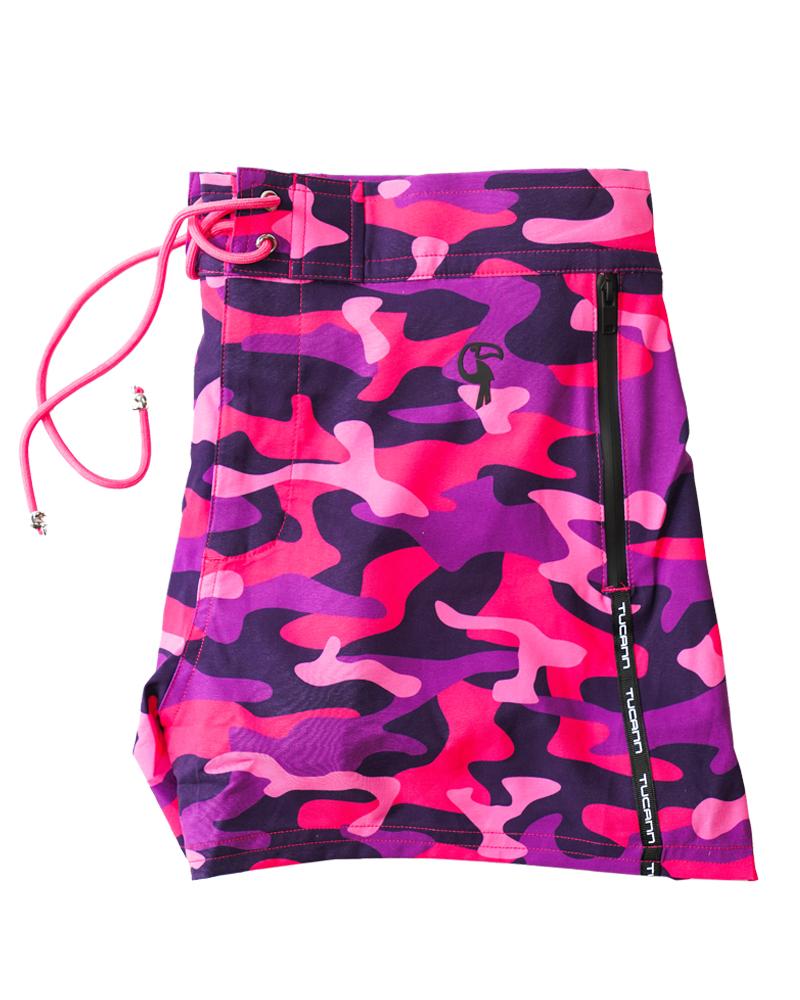Pink Camo Swim Shorts Shorts / Board shorts Tucann 