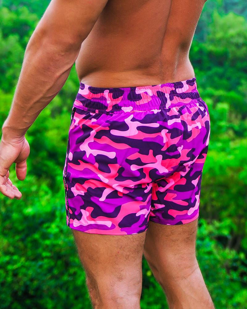 Pink Camo Swim Shorts Shorts / Board shorts Tucann 