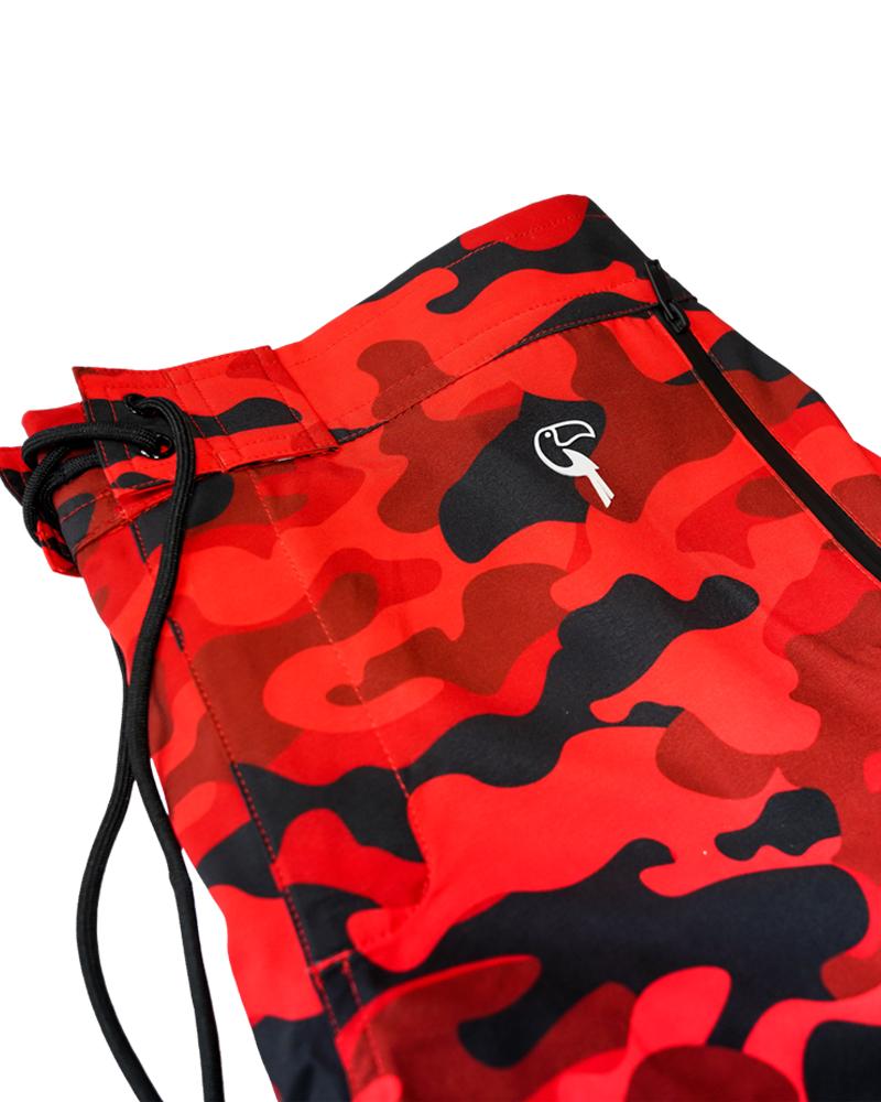 Red Camo Swim Shorts Shorts / Board shorts Tucann