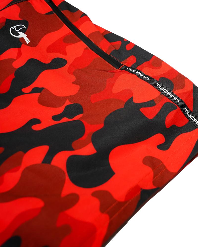 Red Camo Swim Shorts Shorts / Board shorts Tucann
