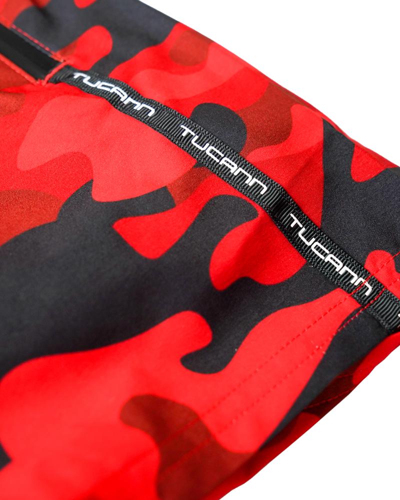 Red Camo Swim Shorts Shorts / Board shorts Tucann