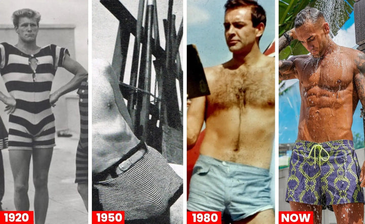 The evolution of men's swimwear!