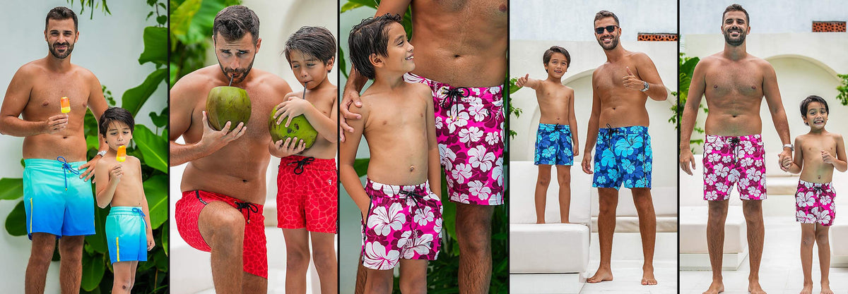 Matching Father & Son Swim Trunks - Tucann