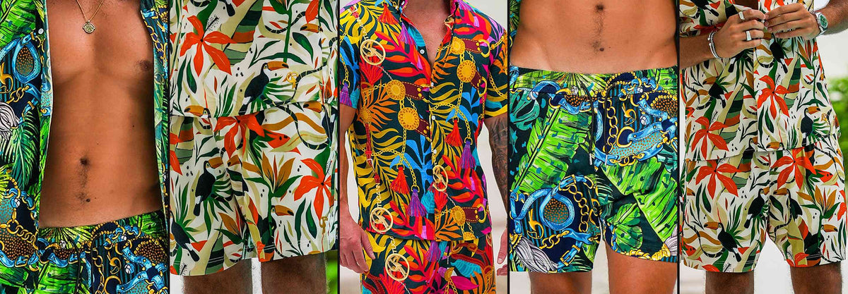 Men’s Co-ord Sets – Matching Shirt & Shorts