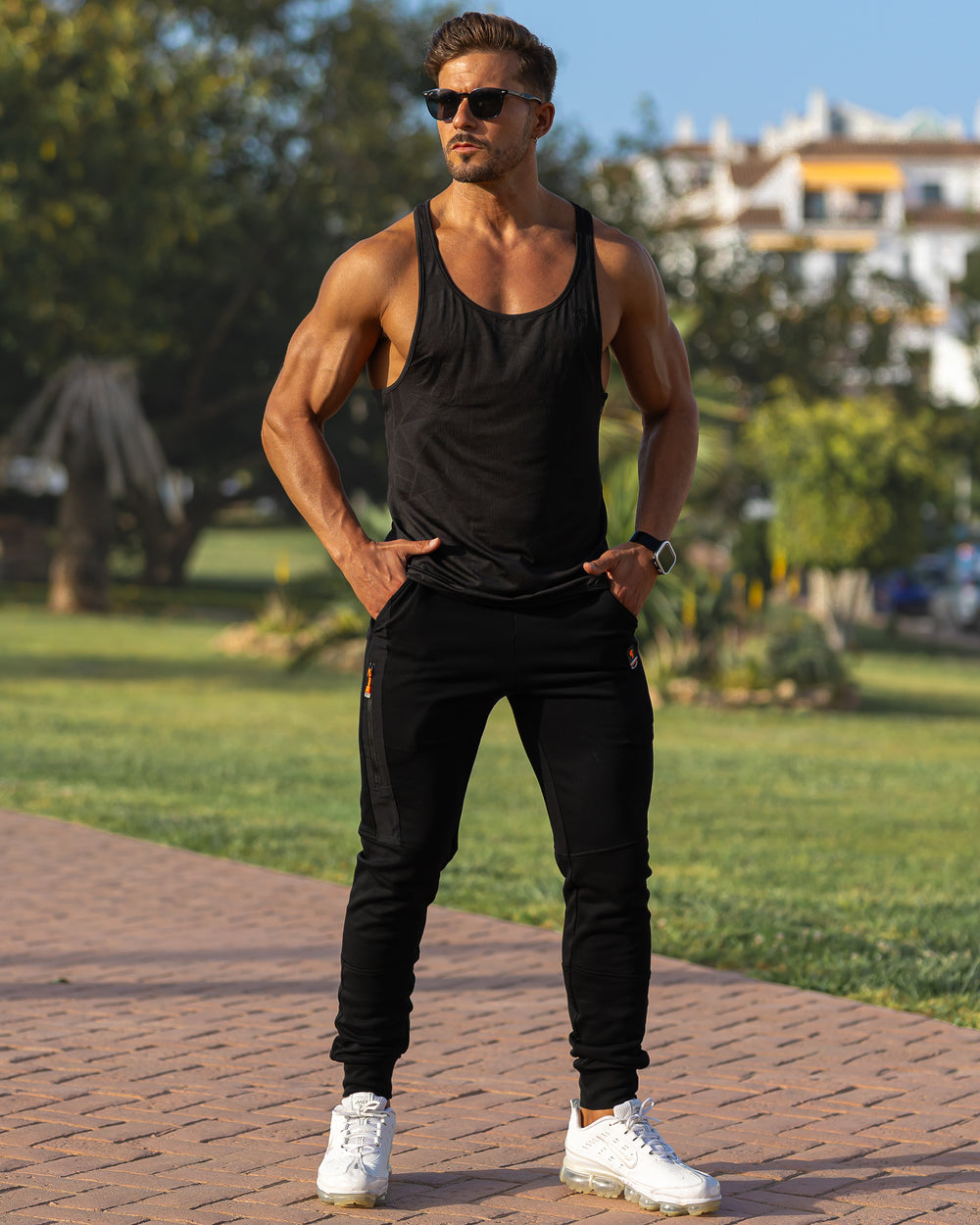 Mens Active Pants - Black
