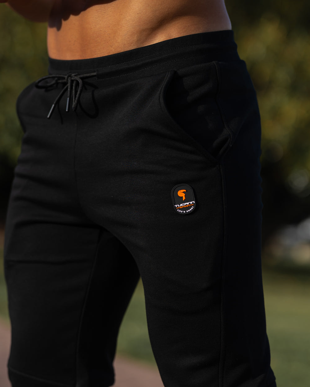 Mens Active Pants - Black