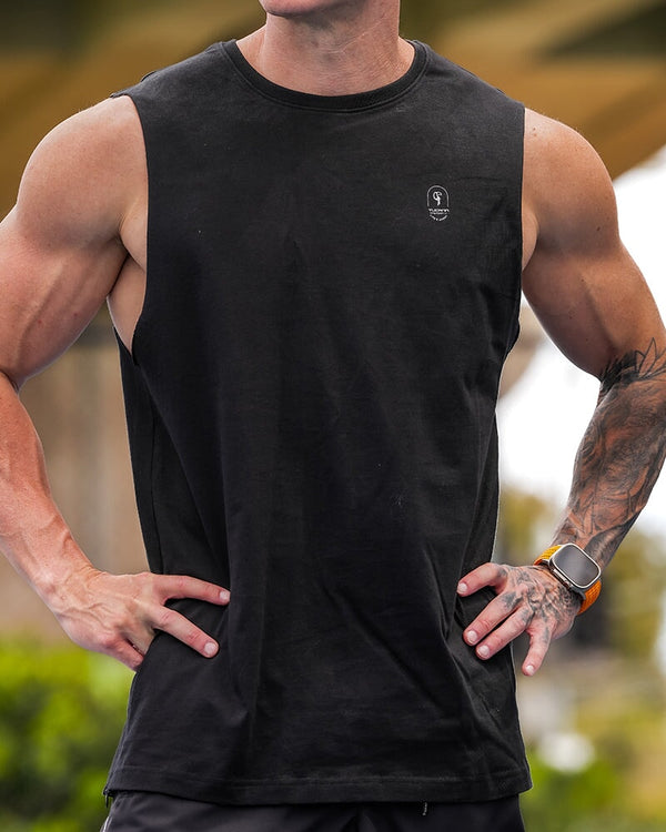 Active Sleeveless - Splatter - Black 5" Shorts / Board shorts Tucann 