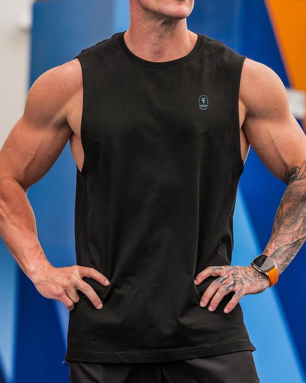 Active Sleeveless - Splatter - Blue 5" Shorts / Board shorts Tucann 