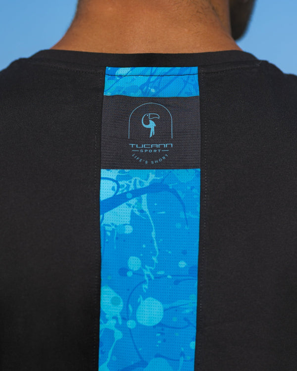 Active Sleeveless - Splatter - Blue 5" Shorts / Board shorts Tucann 