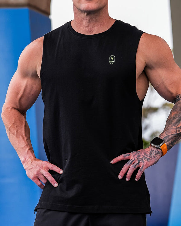Active Sleeveless - Splatter - Lime 5" Shorts / Board shorts Tucann 
