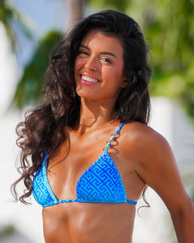 Blue Fade Bikini Top Bikini Tucann 