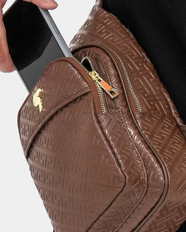 Brown Leather Messenger Bag Bag Tucann 