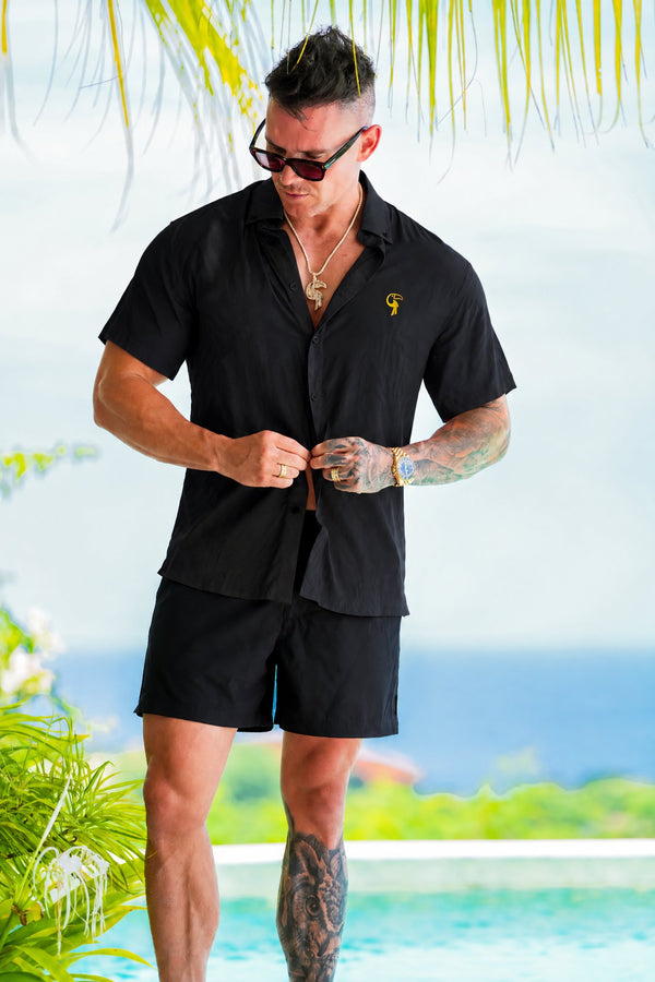Button Shirt - Black Tucann 