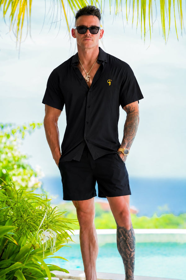 Button Shirt - Black Tucann 