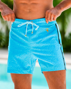 Curley Waves- Light Blue 5