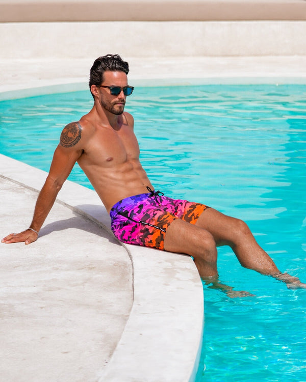Faded Camo - Heat 5" Swim Trunks Tucann 