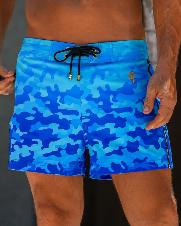 Faded Camo - Ocean 3" Shorts / Board shorts Tucann 