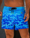 Faded Camo - Ocean 3" Shorts / Board shorts Tucann 