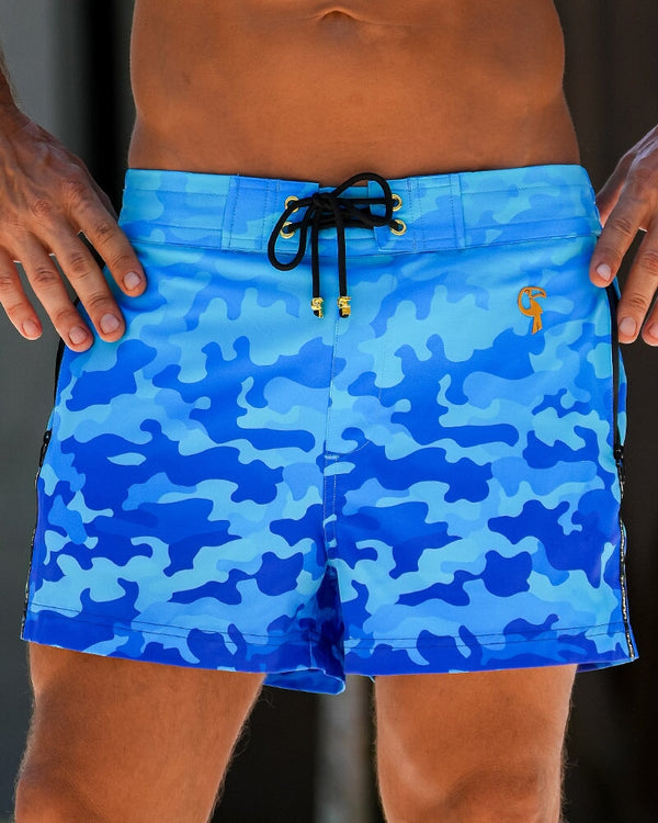 Faded Camo - Ocean 3" Shorts / Board shorts Tucann 
