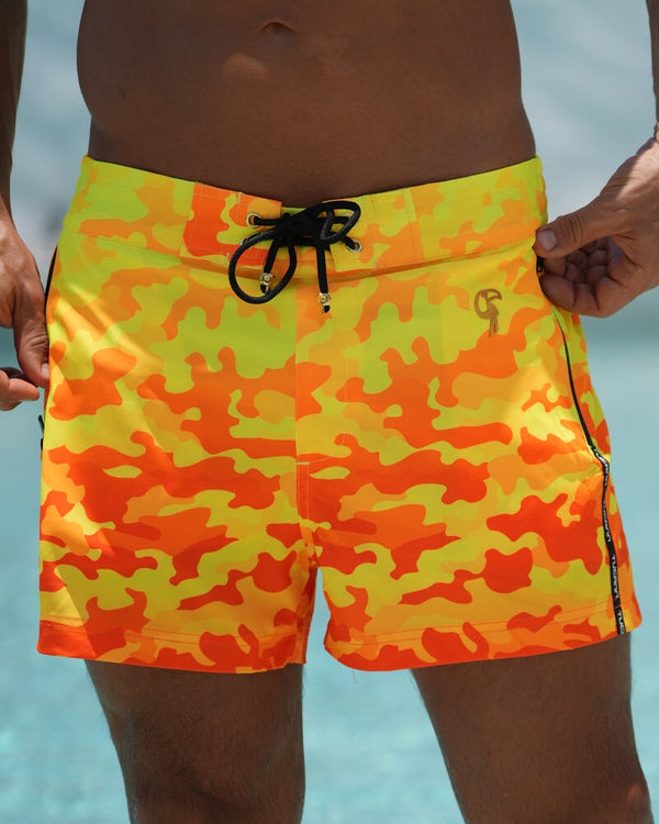 Faded Camo - Sunset 3" Shorts / Board shorts Tucann 