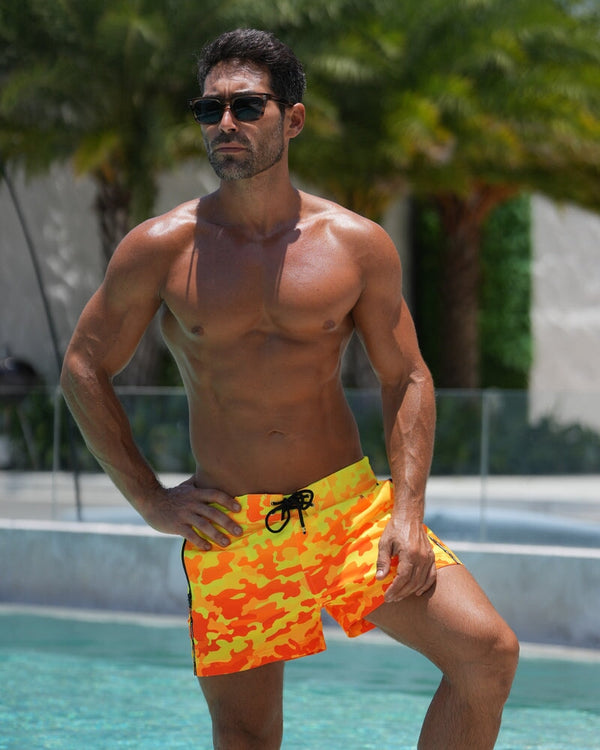 Faded Camo - Sunset 3" Shorts / Board shorts Tucann 