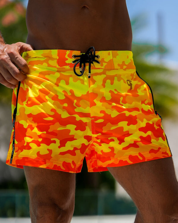 Faded Camo - Sunset 3" Shorts / Board shorts Tucann 