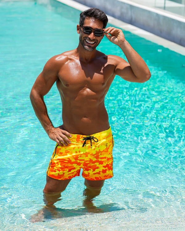 Faded Camo - Sunset 3" Shorts / Board shorts Tucann 