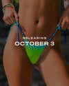 Faded Cheeky Bikini Bottom - Neon Jungle Tucann 