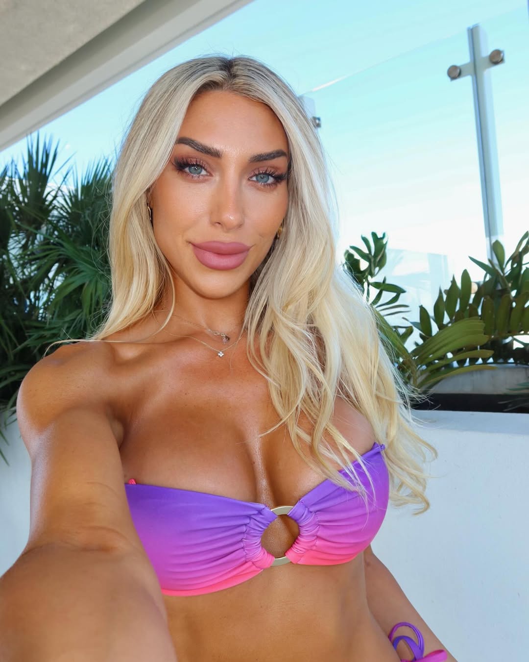 Faded Crimson Bikini Bottom Bikini Tucann 