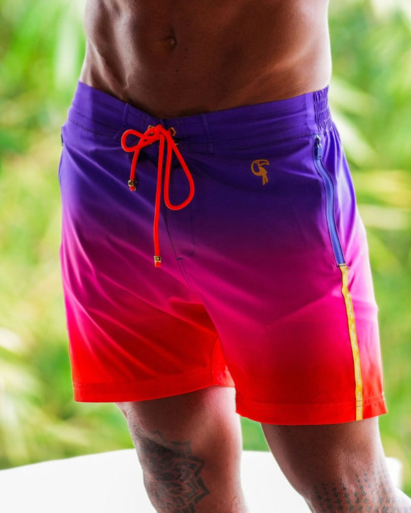 Faded Crimson v2 - 5" Swim Trunks Tucann America 