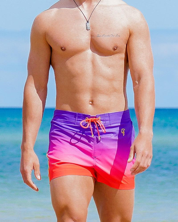 Faded Crimson v2 Swim Trunks - 3" Swim Trunks Tucann 