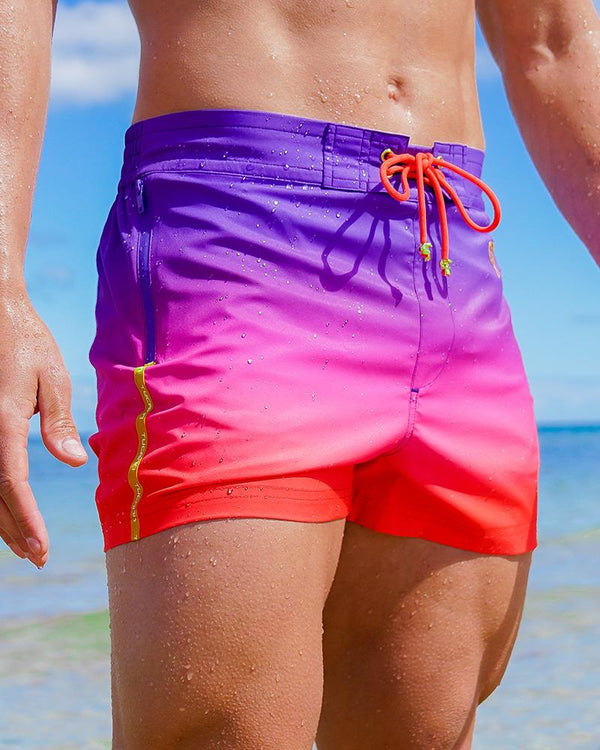 Faded Crimson v2 Swim Trunks - 3" Swim Trunks Tucann 