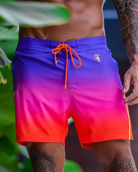 Faded Crimson v2 Swim Trunks - 5
