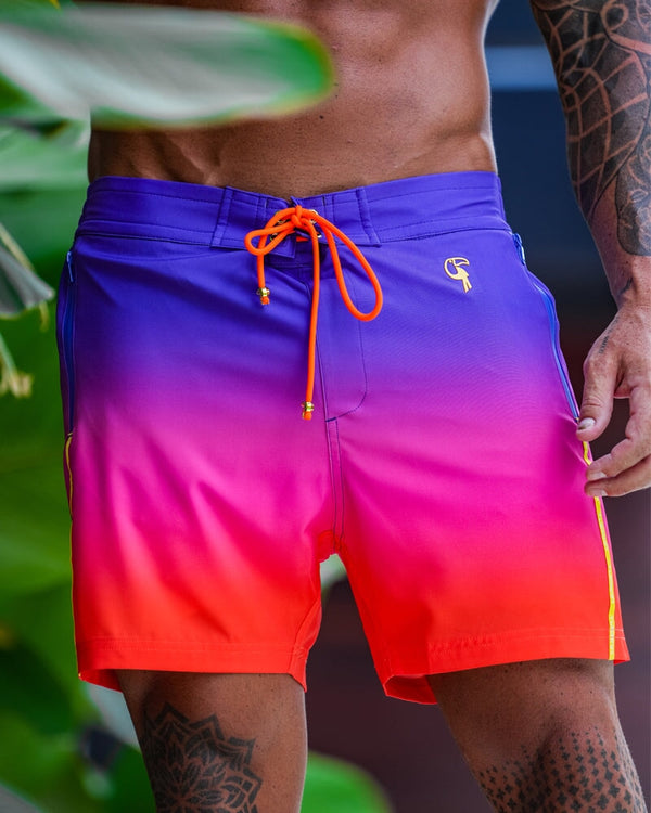 Faded Crimson v2 Swim Trunks - 5" Swim Trunks Tucann America 