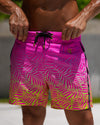 Faded Leaf - Fuchsia 5'' Shorts / Board shorts Tucann 