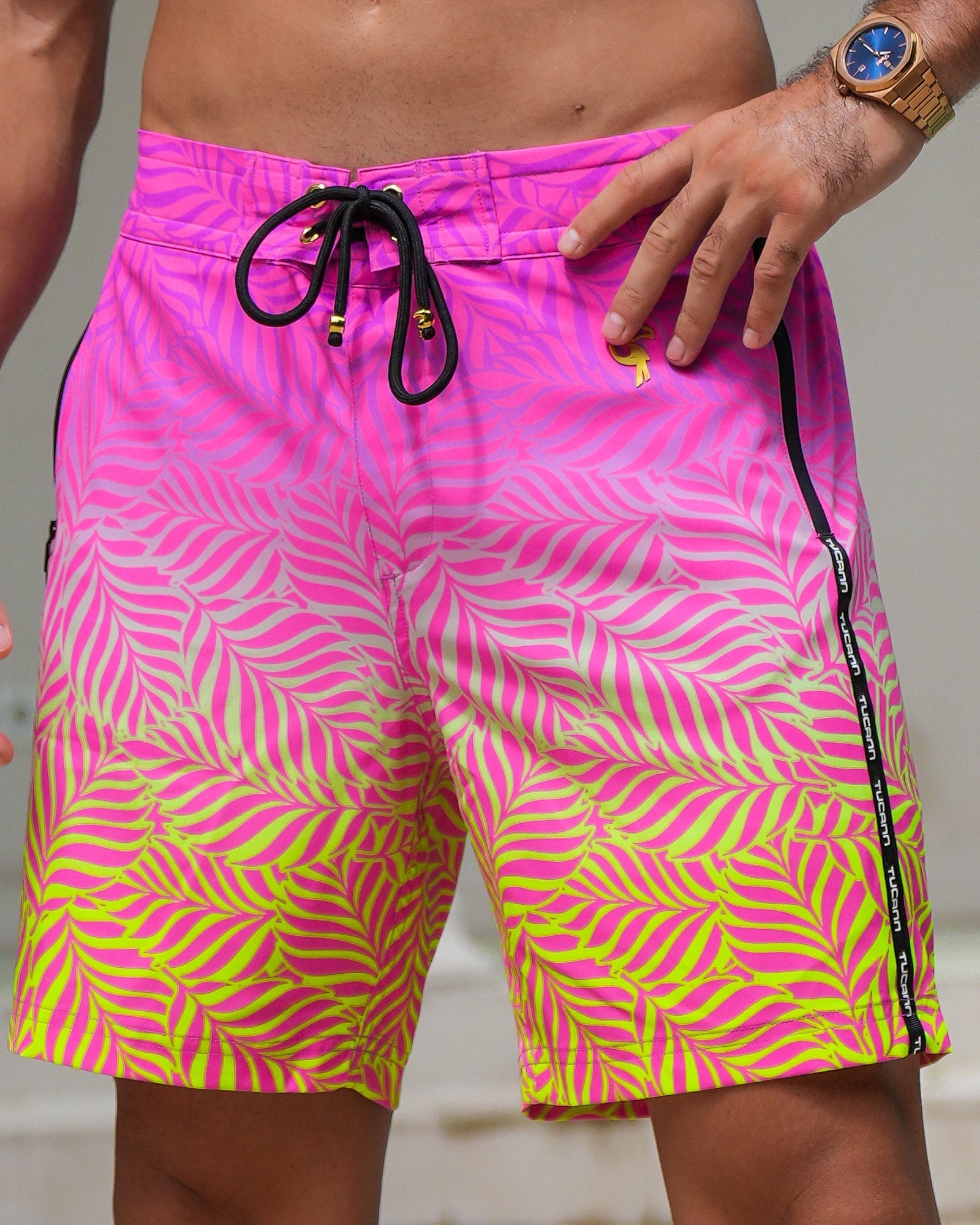 Faded Leaf - Fuchsia 7'' Tucann 