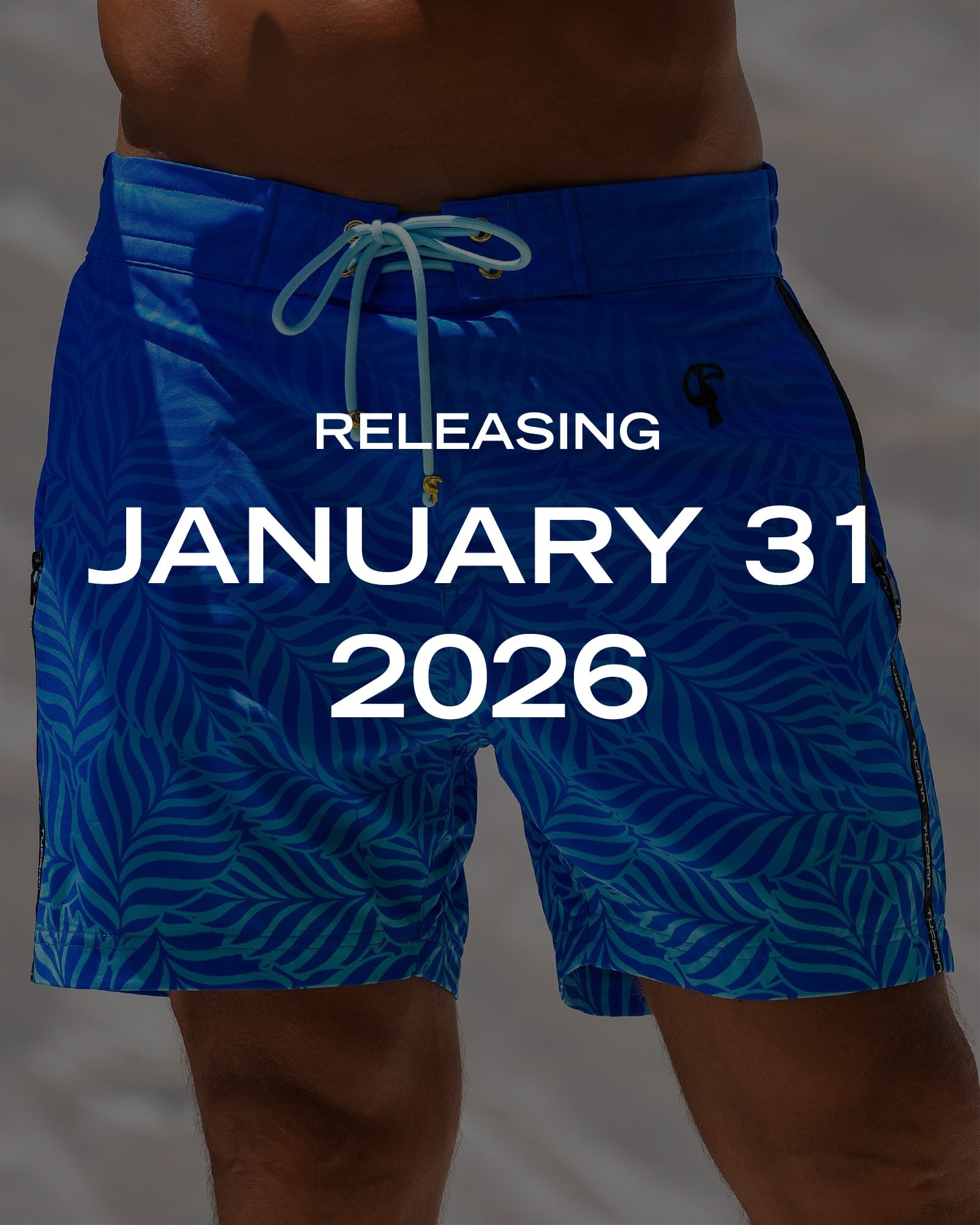 Faded Leaf - Indigo 5'' Shorts / Board shorts Tucann 